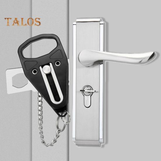 Portable Door Stop Alarm Traveling Hotel Door Lock 120dB Loud Sound Battery Powered Easy Installation Door Stopper Alarm