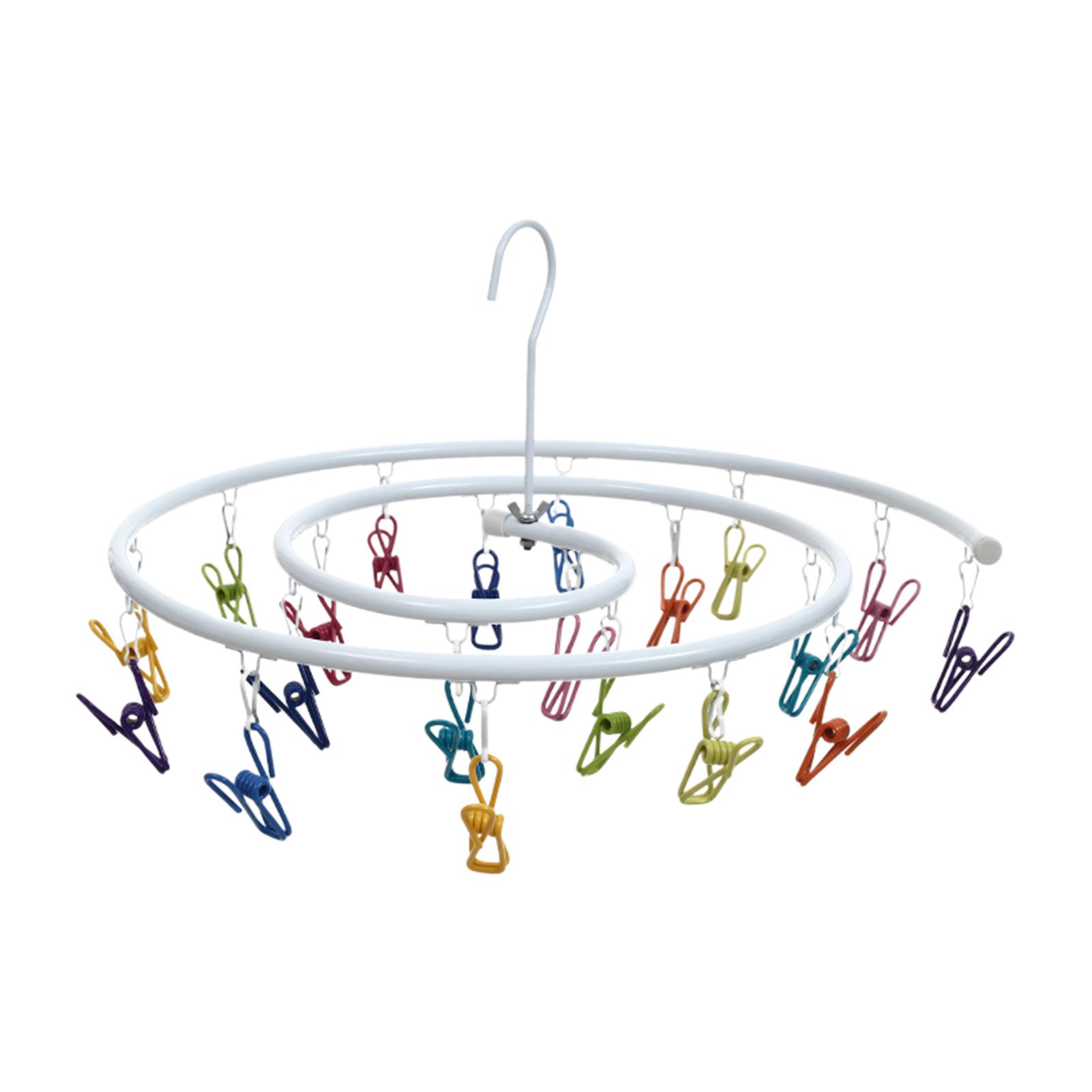 

Socks Hangers Strong Bearing With Multi Clips Clothes Airer Suitable For Baby Clothes