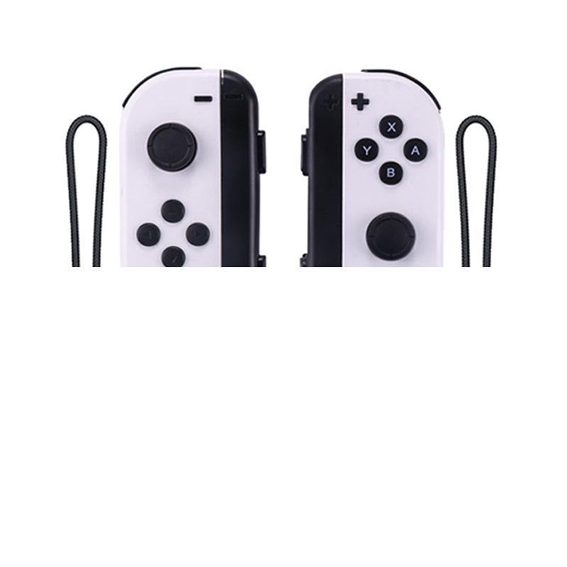 NS Switch JoyCon Bluetooth Controller with Left/Right Handles, Remote Wake-Up, and Hand Strap