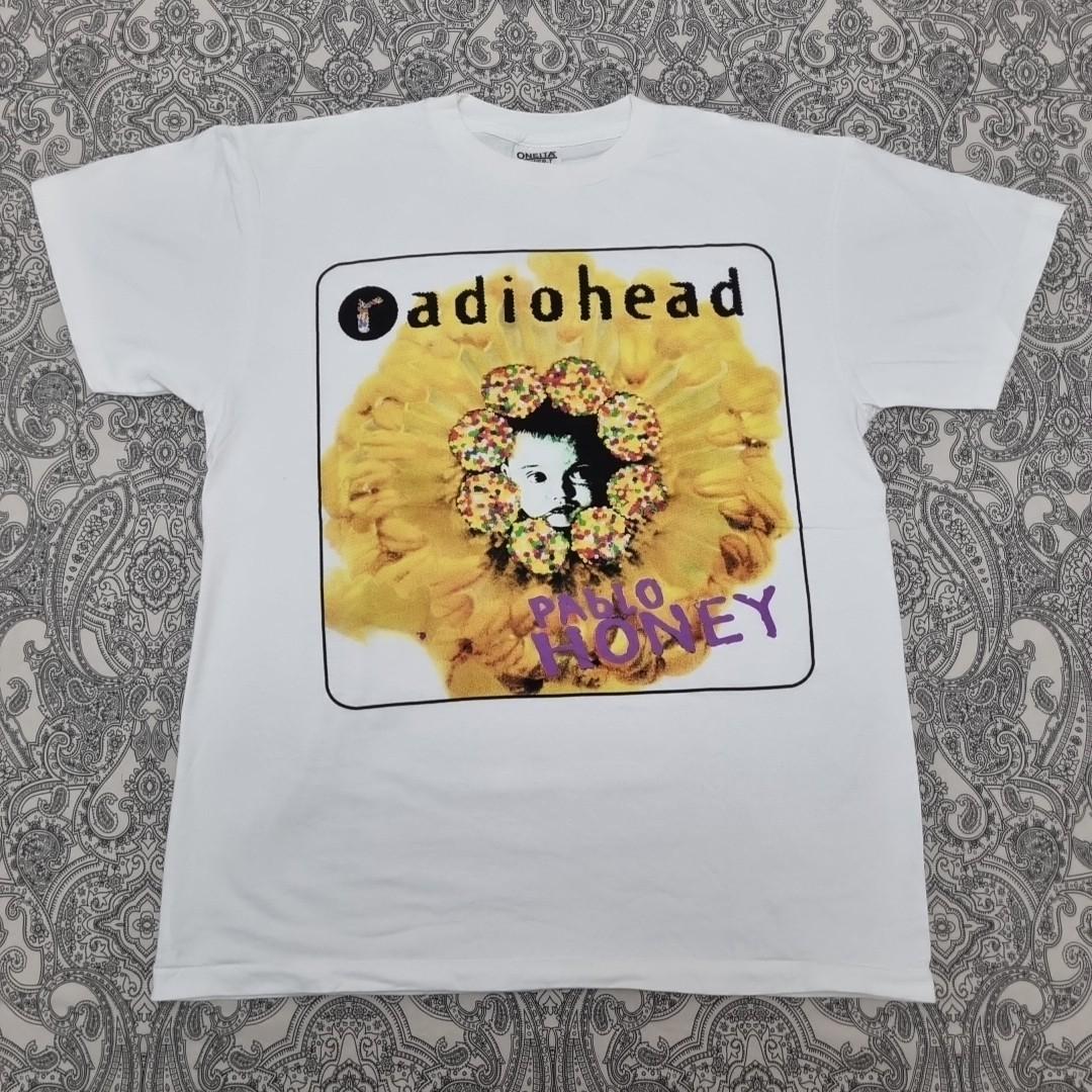 

Radiohead Vintage Band T-Shirt Mens Womens Tees Toparge Pablo Honey Graphic Print Band Tee 4XL