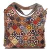 Echtleder Shopper Bag in Pachwork Design