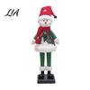 Lighted Christmas Figurines LED Figurine, Swirling Glitter Santa Claus Elk Snowman Indoor Holiday Party Decor Decoration with Music for