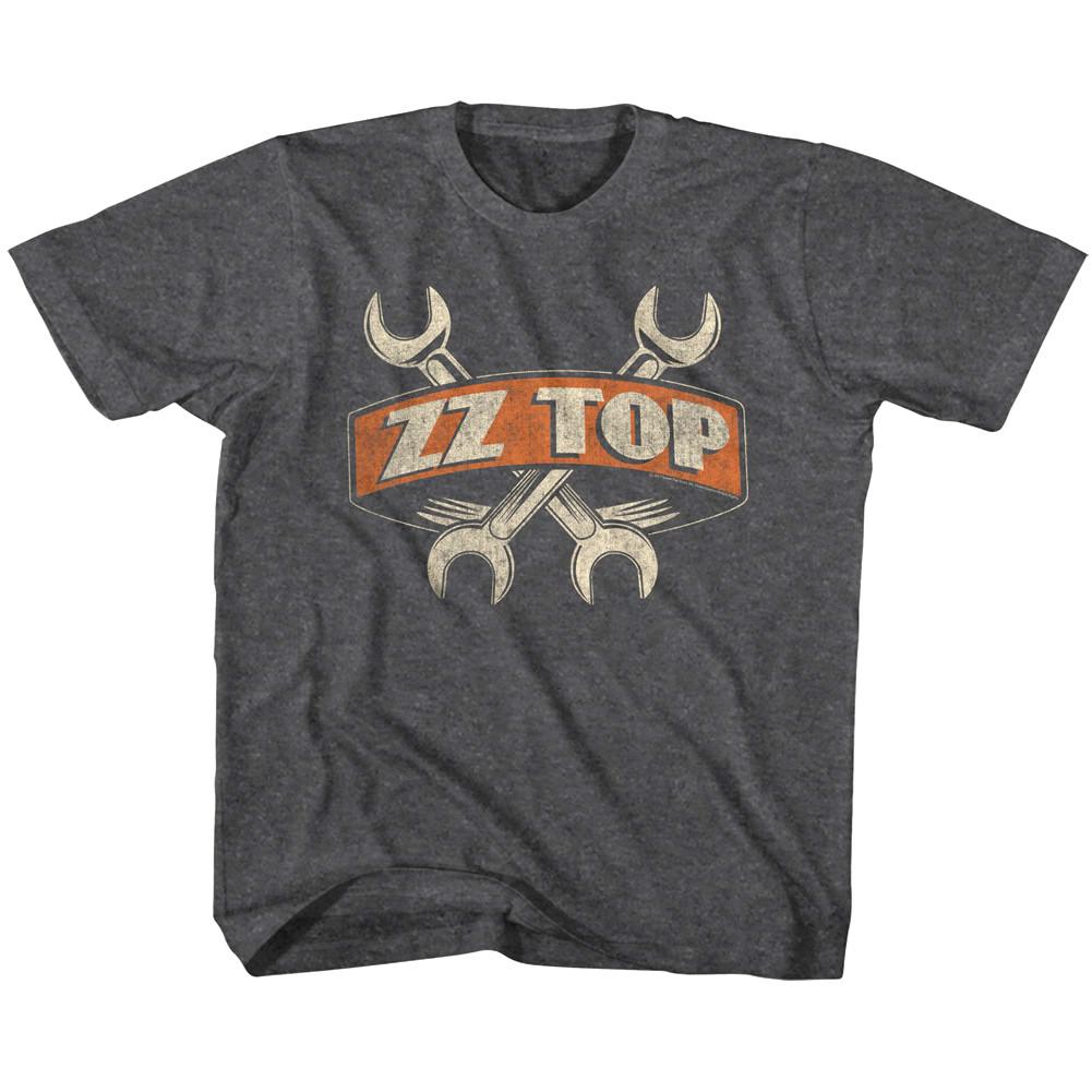 ZZ Top Groupe de Rock Clés T-Shirt Garçons Filles Jeunesse Tout-Petit Marchandise de Tournée