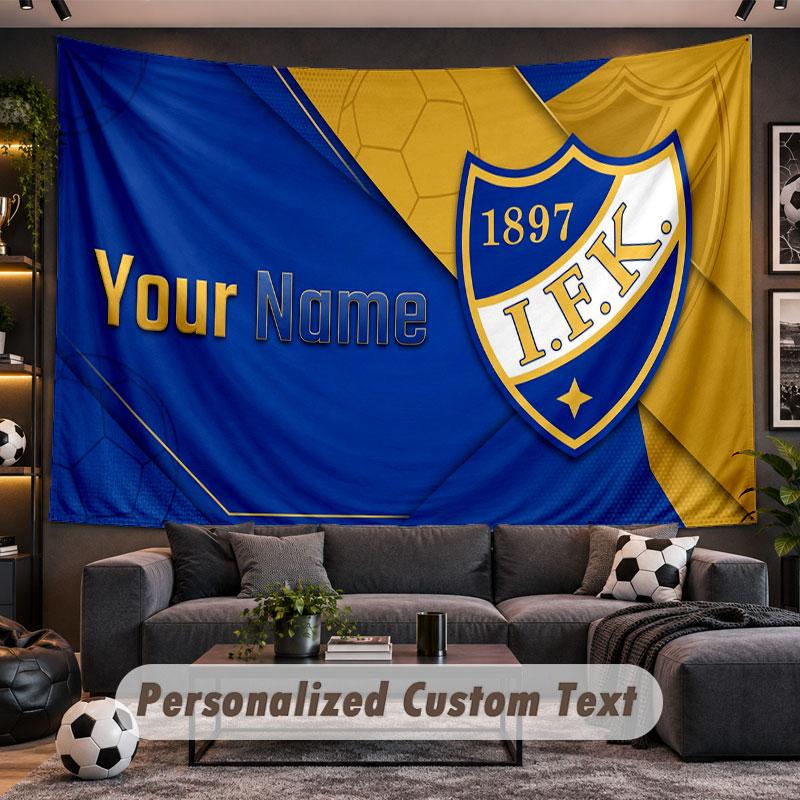 Wall Hanging Tapestry Custom Nameifk göteborg Pattern Personalized Printed Fabric Wall Decor