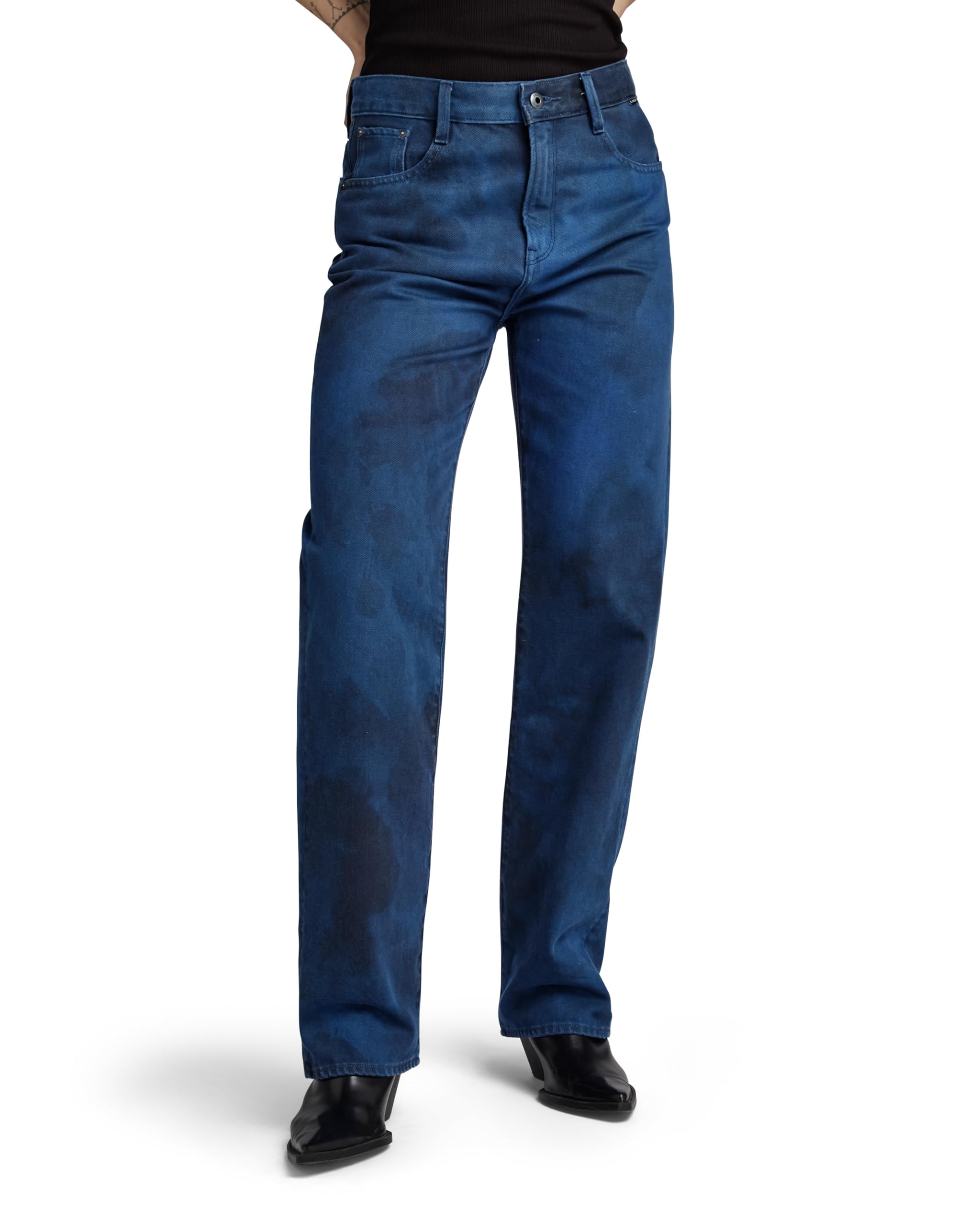 G-Star RAW Jeans Women Straight Fit Multicolor Viktoria High Straight Wmn D23959-D338-G266-W26/L30