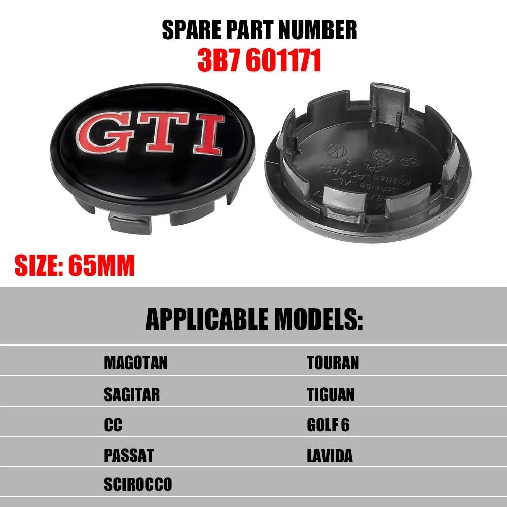 4Pcs Car Styling 56/65/66MM Wheel Center Hub Caps Cover For Volkswagen VW R R32 MK4 GTI Golf Polo Tiguan Passat Jetta TouranLP9