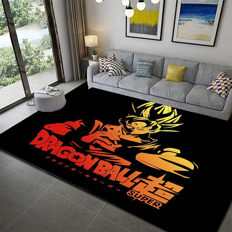 Dragon Ball Cozy Bedroom Comfort Floor Carpetanime Soft Washable Cartoon Floor Carpet