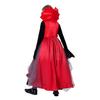 Halloween Costume Children Vampire Queen Witch Black Red Dress Stage Costume