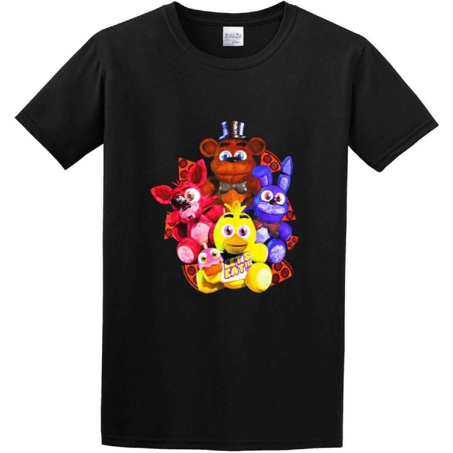 MAO KUAN Men s Summer T-Shirt Character Party Button Closure Black S
