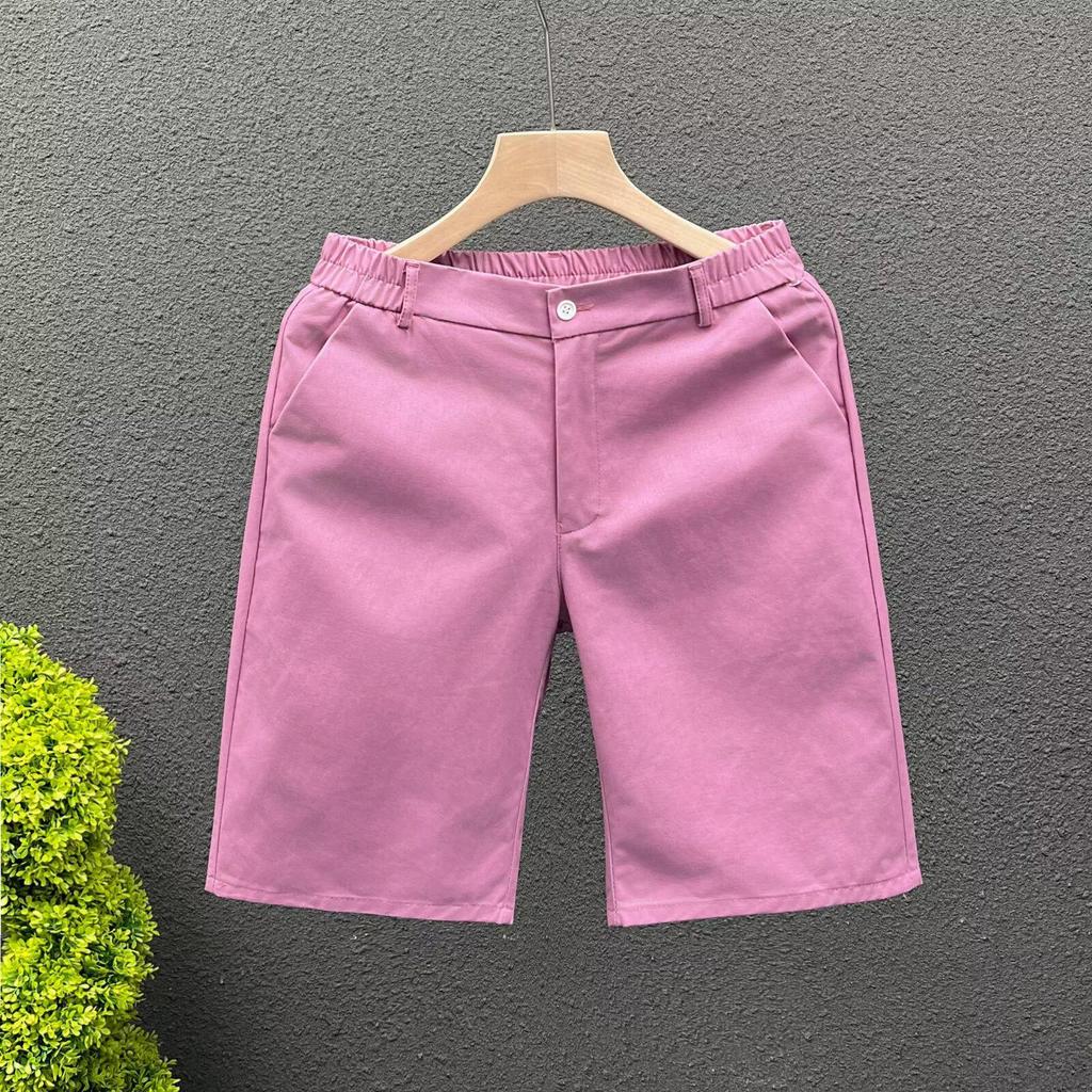 Washed Cotton High-Quality Men's Trendy Summer Shorts - New White Japanese Style