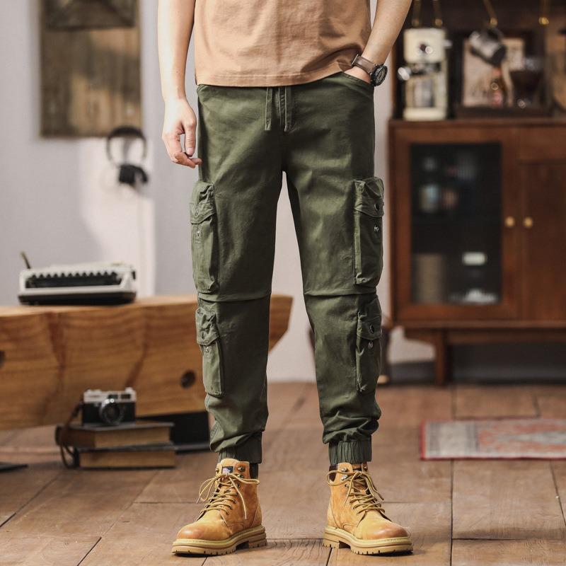 Overalls Men's New Trendy Brand Outdoor Men's Casual Loose Leggings Loose Pants High-end Men's Pants