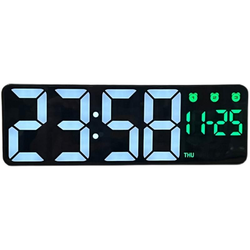 YIDA TIME New Large Display White LED Alarm Calendar Clock for Office Home Decoration Table Alarm Clock (Red,NA) красный