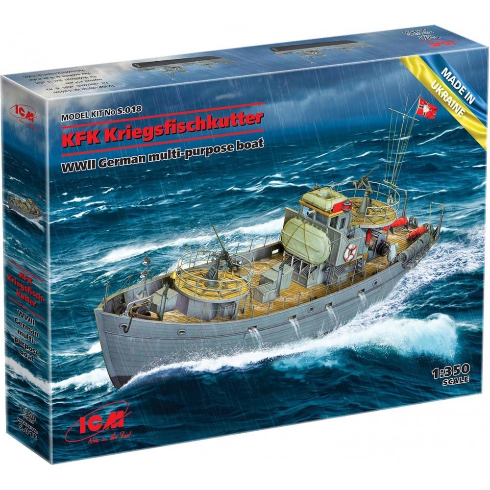 Icm Icm 1 350 Wwii German Navy Fighter Fishing Boat Plastic Model S018