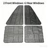 Magnetic Car Side Window Mesh Sunshade With 6 Magnets Anti-UV Heat Insulation Privacy Car Window Curtain