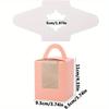 30pcs Cupcake Boxes Individual Cupcake Containers with Window Handle and Inserts Pink Gift Packing Box for Bakery Wrapping Party Favor Packing