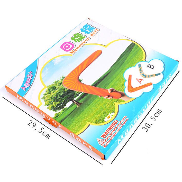 Kids' Wooden Returning V-Shaped Throwing Stick Frisbee for Outdoor Sports