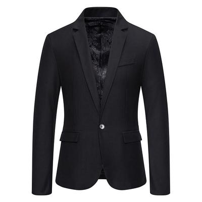 Men's Business Casual Flow of Pure Color Blazers Men Slim Casual Suit Men Plus Size