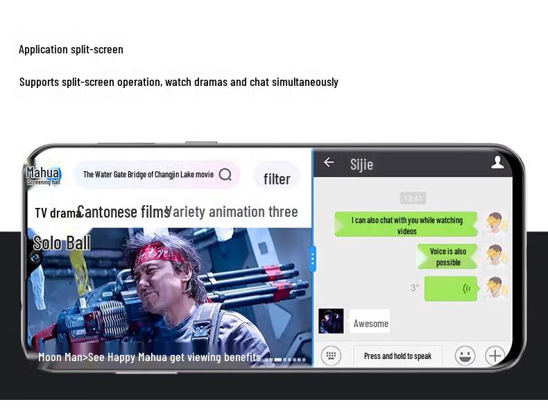 2025 M80 Android Full Netcom Smartphone mit hoher Kapazität
