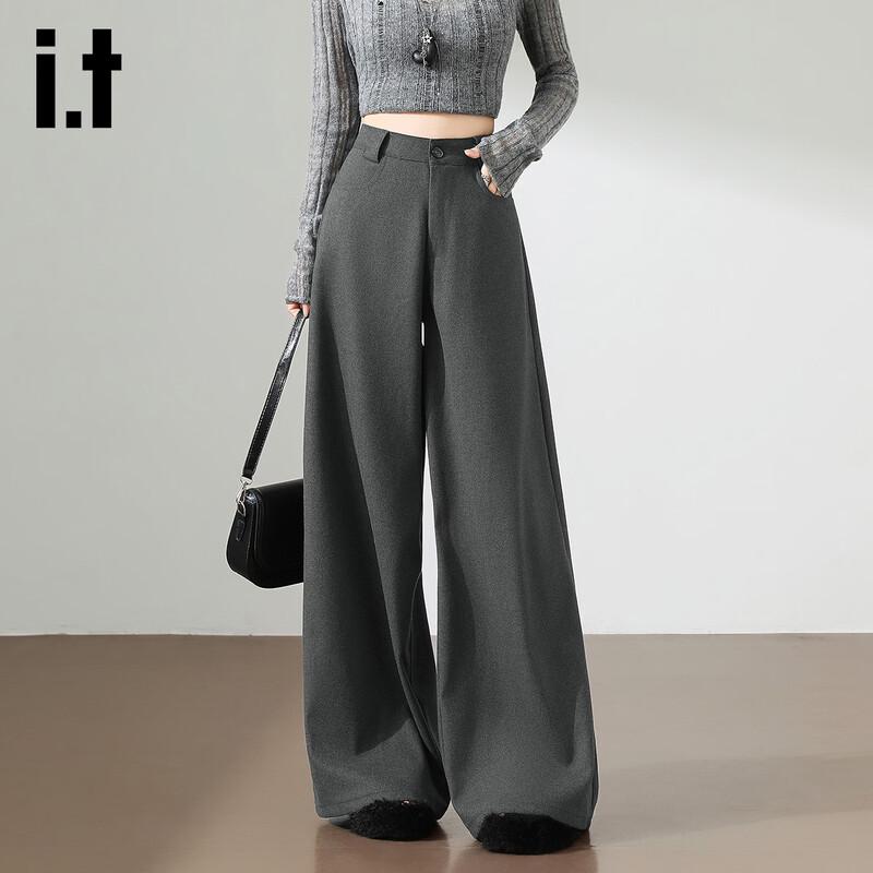 izzue it Women's Casual Wide-Leg Trousers