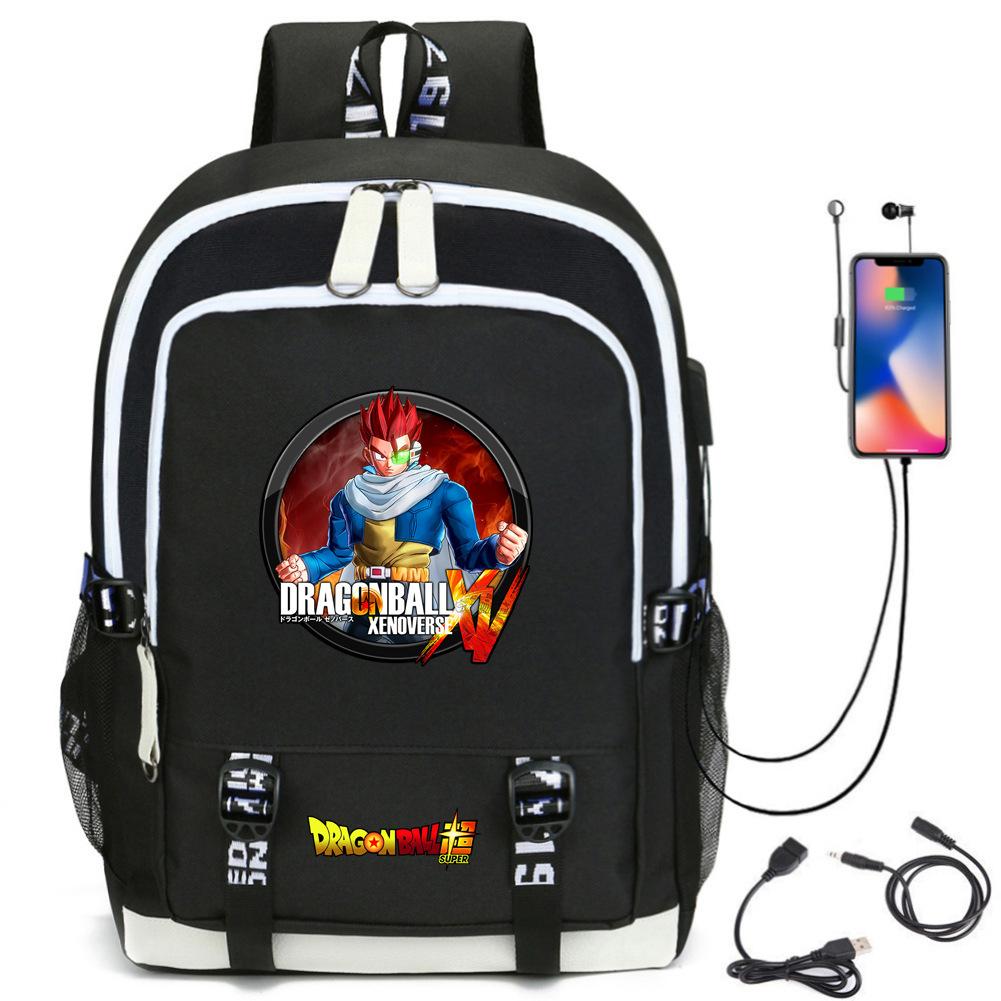 Anime Dragon Ball Surrounding Sun Wukong Printing Student Youth Large Capacity Casual School Bag Male Backpack Female