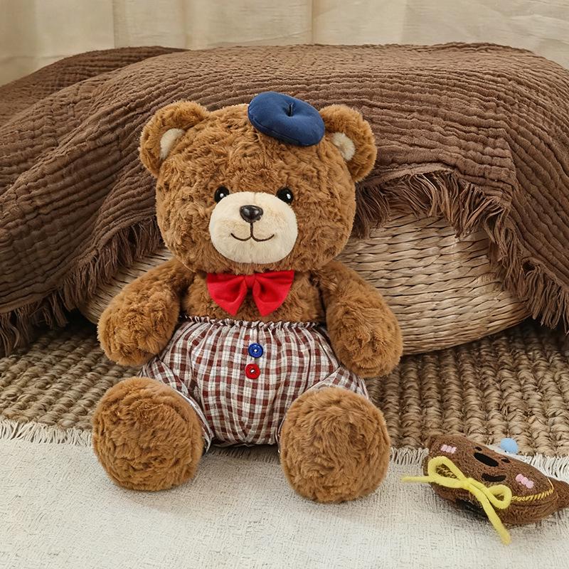 

Cute Bear Plush Toy with Bow Tie - Adorable Gift for Girlfriend s Birthday 25 cm, 0.16 kg