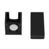 Billiard Chalk Holder Aluminum Universal Dry Oil Pool Cue Chalk Holder Billiard Accessories Black