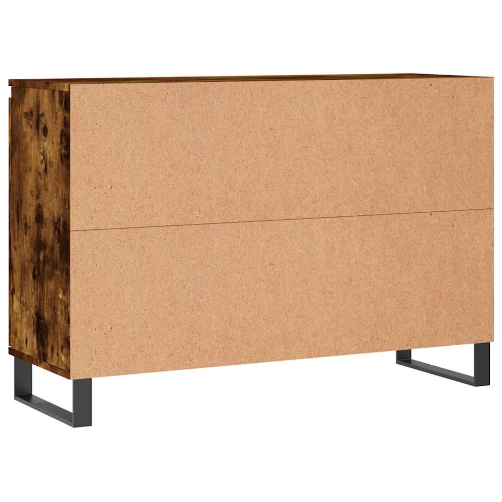Vidaxl Szafka, Przydymiony Dąb, 104X35X70 Cm, Materiał Drewnopochodny