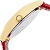 Citizen Q&Q Analog Solar Waterproof Watch Leather Strap AA95-9918 Women's White Red
