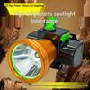 High-Intensity Rechargeable Headlamp with Long-lasting Lithium Battery and High Lumens for Outdoor Mining