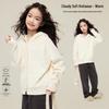 Dicker Strick-Kapuzenpullover-Cardigan für Mädchen