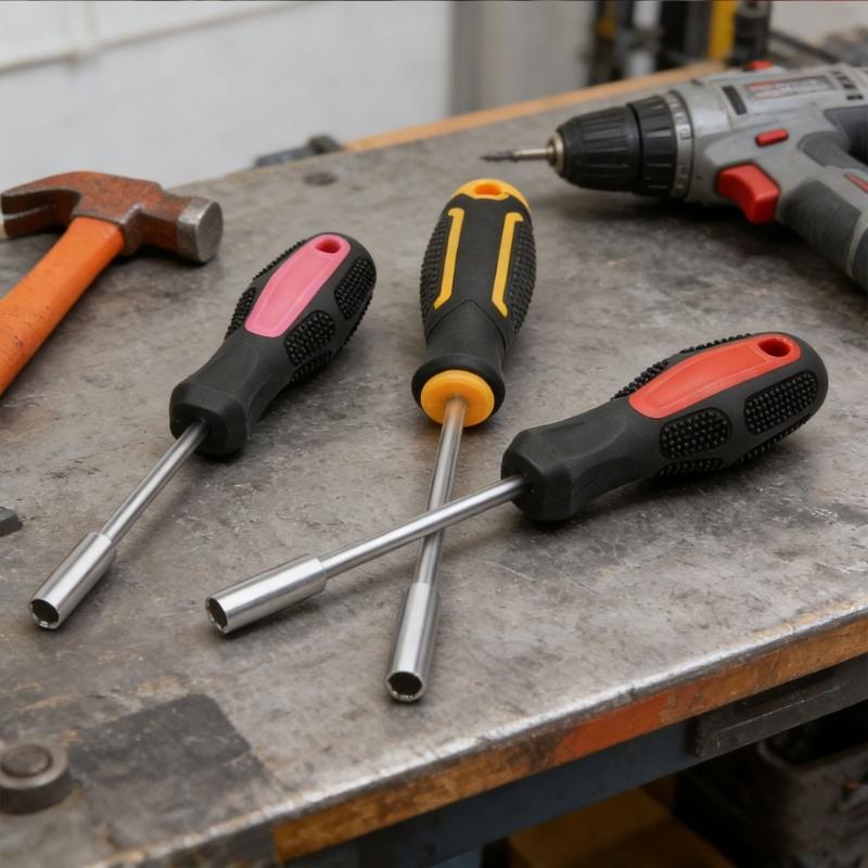 2Pcs/set Screwdriver Handle Hexagonal Screwdriver Handle Multifunctional Bit Holder Comfortable Handle Repair