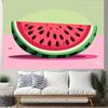 2D Large Watermelon Slice Backdrop for Kids Summer Birthday