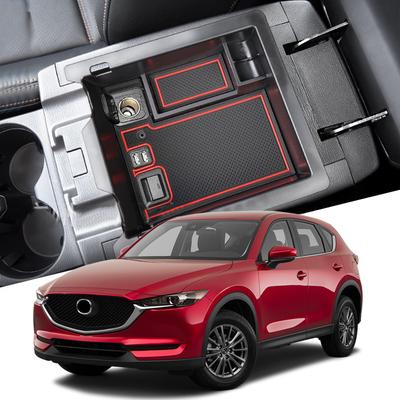 Left Central Storage Box Phone Card Shelf Organizer For Mazda CX-5 CX5 2013-2016