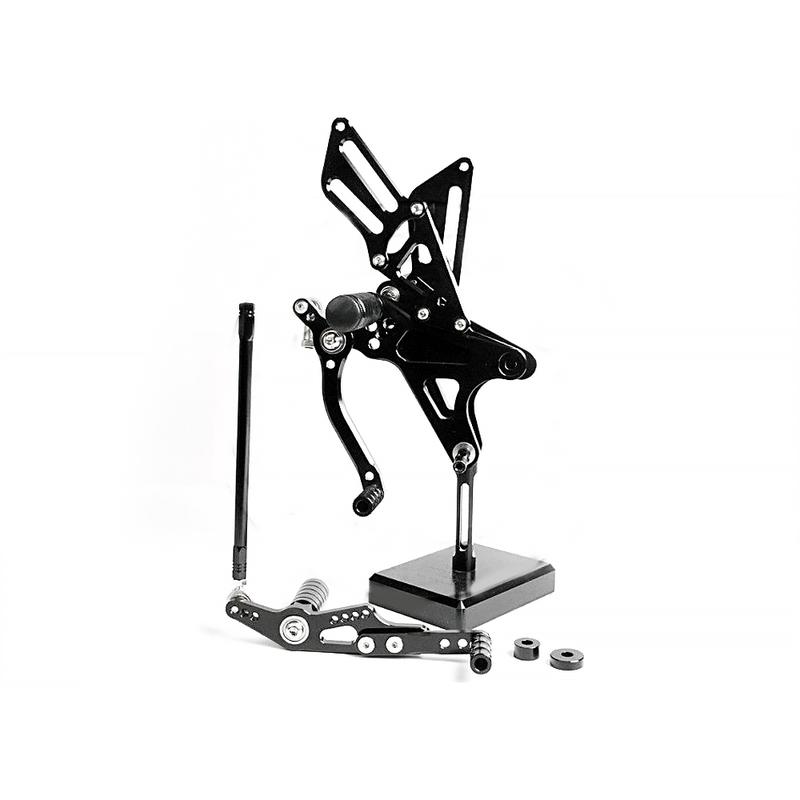 For BMW S1000RR HP4 2009 2010 2011 2012 2013 2014 Motorcycle Footrests CNC Rearset Rear Set Adjustable Foot Pegs Footpeg 09 10