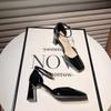 Fashion Luxury Sexy Women High Heels Classic Dress Block Heels Pumps Elegant Woman Heeled Shoes Party Office Shoes Female Heeled Sandals