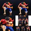 High Quality Pvc Anime Figure Luffy Knee Pose Collectible Model Toy Three Colors