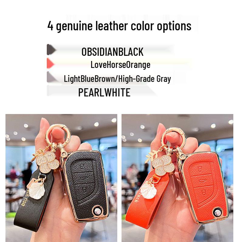 Toyota Key Case Cover for Camry, Corolla, Reiz, Highlander, RAV4, Levin, and Rongfang - Unisex