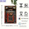 Vintage Metal Wall Sign Retro Telephone Poster for Bar Cafe 20x30 Cm Rusty Look