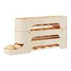 Food-Grade Sliding Egg Storage Box with Side Door for Refrigerators - Fresh-Keeping Solution