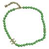 Colar CC com Pérolas, Strass e Pérolas para Mulheres Verde ABD891-B17497-NZE22