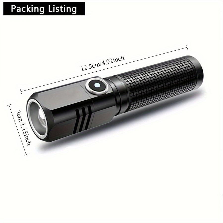 USB wiederaufladbare Taschenlampe Notbeleuchtung tragbar Erkundung Outdoor Camping IP65 wasserdicht Aluminiumlegierungsmaterial 3 Modi