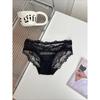 Lady Summer Pure Desire Sexy Lace Cross Thin Band Hollow Beautiful Buttock Triangle Briefs