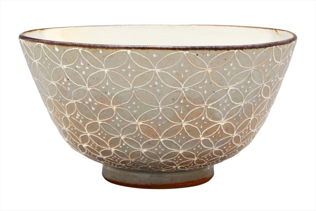 Kyo-yaki, Kiyomizu-yaki, Shunzan-gama, tea bowl, rice bowl, large, elegant cloisonné