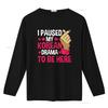 K Drama Pozastavil jsem svou korejštinu, abych byl tady Kdrama Tričko vintage Prané móda Univerzální Mírně Unisex designové oblečení