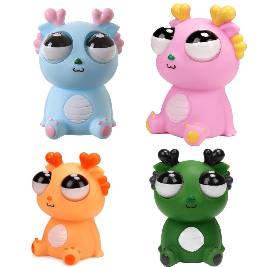 Eye Popping Out Stress Relief Cute Dragon Toy4ml