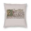 All That Is Gold Does Not Glitter Pillowcase Polyester Linen Velvet Creative Decorative Throw Pillow Case Car Cushion Case 18"