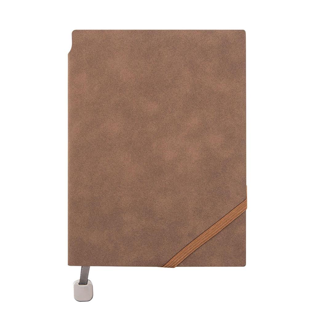 A5 Retro Tie-Up Sheepskin Leather Notebook: Soft Leather Journal for Office and Meetings