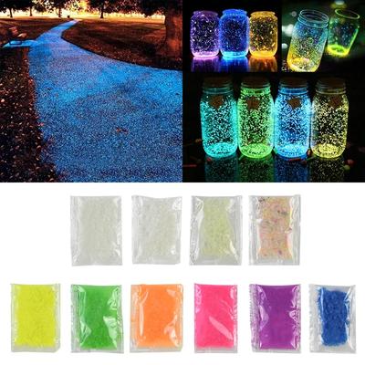 Leuchtende Sandsteine, im Dunkeln leuchtende Mini-Kieselsteine ​​für Partys, Zuhause, Garten, Park, Straßendekoration, Fluoreszenzstein, Aquarium-Ornament