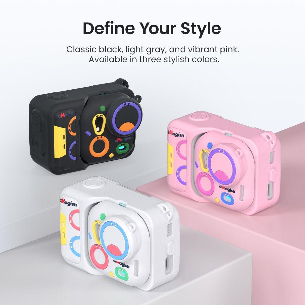Coloful Protective Case Silicone Lens Cap for Insta360 Go Ultra Action Camera Accessories