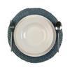 Round Aqua Placemat 35cm